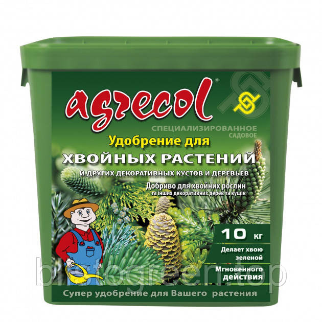 Agrecol (Агрикол) добрива для хвойних рослин 10 кг