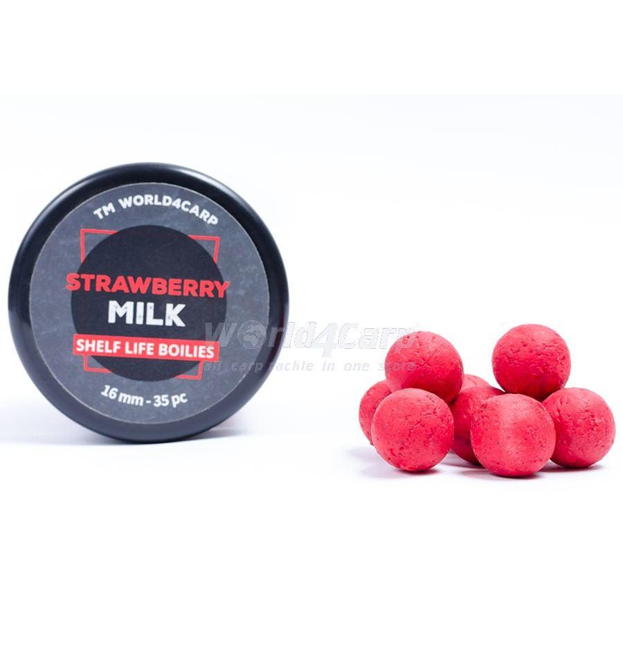 Бойли варені насадкові Strawberry & Milk, 16 mm