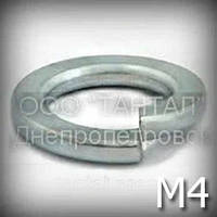 Шайба 4 DIN 127 (ГОСТ 6402-70) пружинна оцинкована