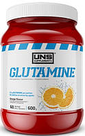 Глютамін UNS — Glutamine (600 грамів) orange/апельсин