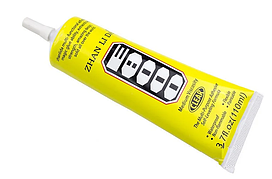 Силіконовий клей E8000 110 мл густий, прозорий із дозатором