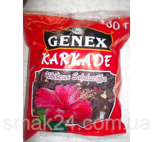 Чай каркаде Genex 80г Україна, фото 1