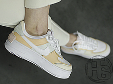 Жіночі кросівки Nike Air Force 1 Shadow Spruce Aura White Beige Rose CK3172-002, фото 2