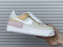 Жіночі кросівки Nike Air Force 1 Shadow Spruce Aura White Beige Rose CK3172-002, фото 2