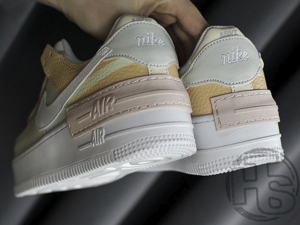 Nike Air Force 1 Shadow Spruce Aura White Beige