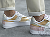 Жіночі кросівки Nike Air Force 1 Shadow Spruce Aura White Beige Rose CK3172-002, фото 2