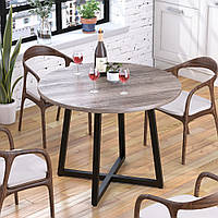 Круглий стіл Бланк Loft Design Дуб Палена