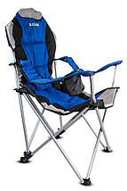 Складаний стілець розкладний стілець для риболовлі крісло туристичне для пікніка та відпочинку Ranger FC 750-052 Blue, фото 3