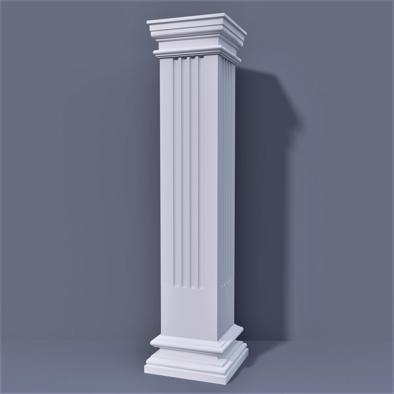 Колонна на фасад, фасадная колонна (квадратная) ФКА-18 d350мм - фото 1 - id-p100775839