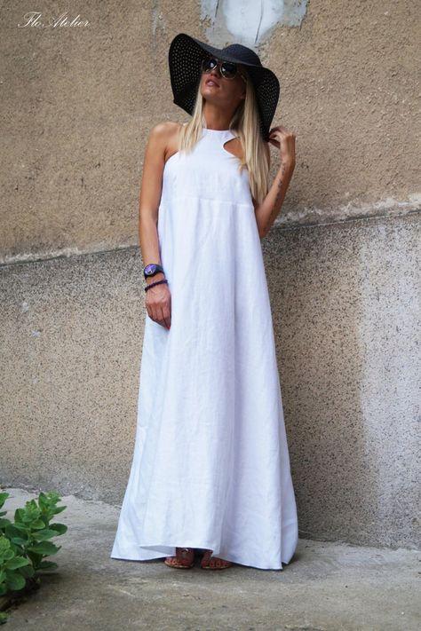 Оригінальний сарафан із вирізами, з відкритими плечима. Натуральний 100% льон. Розмір 42-74 + пластик, фото 1