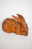 Статуэтка Кролик резной 30 cм из дерева суар 530629