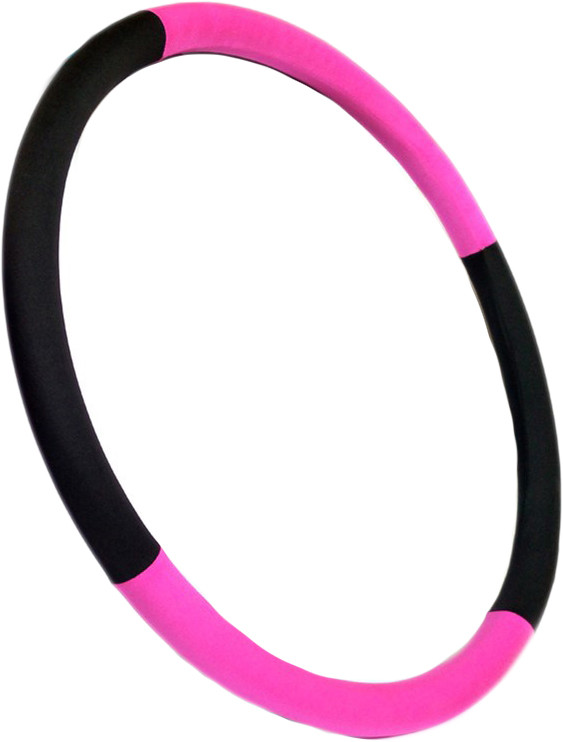 Масажний обруч "Heavy Hoop" чорно-малиновий, 900 мм, вага 2,0 кг