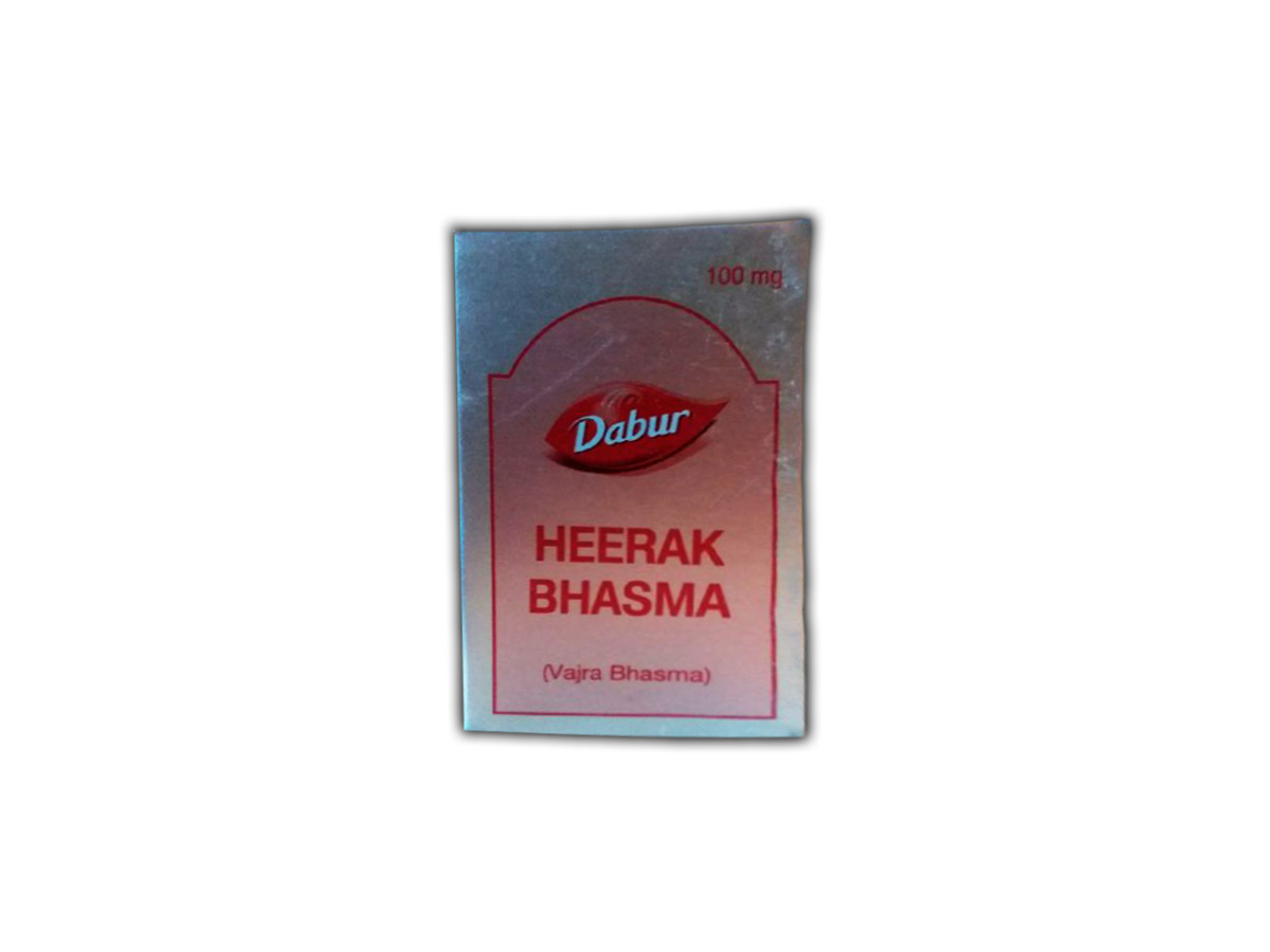 HEERAK BHASMA(100MGM). DABUR. ХІРАК БХАШМА (100МГ) ДАБУР