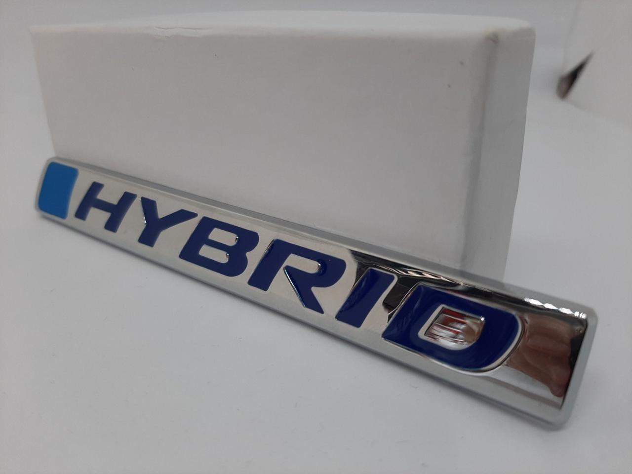Емблема логотип напис на крило "Hybrid": комплект 1 шт