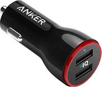 Автомобильное зарядное устройство Anker PowerDrive 2 V3 24W Black (A2310G11)