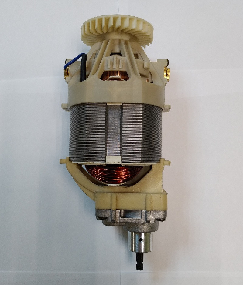 Електродвигун тримера SADKO ETR-1400 з редуктором у зборі, фото 1