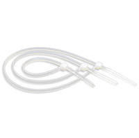 Стяжка 2.5х150 мм ATCOM для кабеля 100 шт нейлоновый хомут высокого качества белые 4721