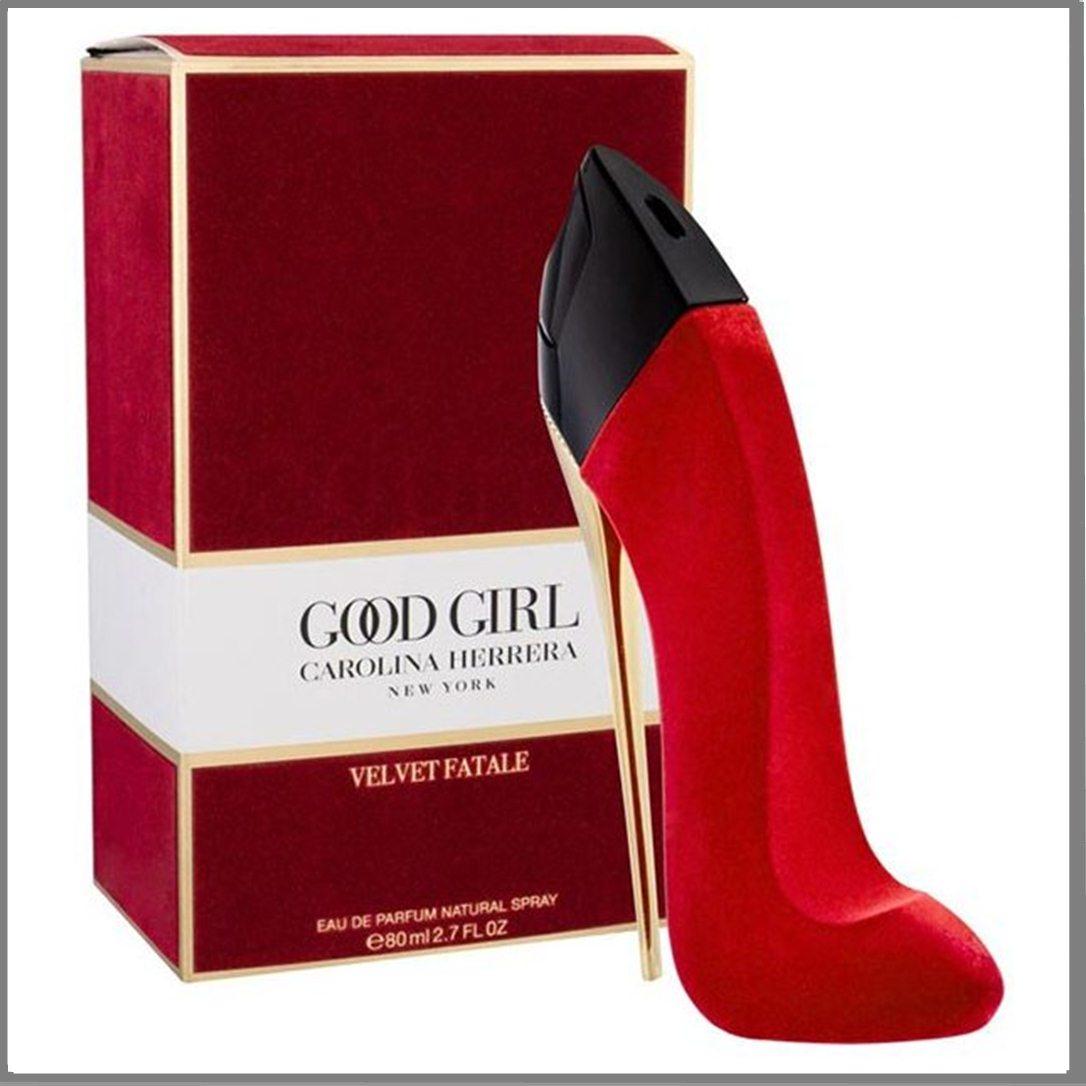 Carolina Herrera Good Girl Velvet Fatale парфумована вода 80 ml. (Кароліна Еррера Вельвет Фаталь)