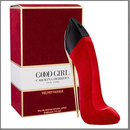 Carolina Herrera Good Girl Velvet Fatale парфумована вода 80 ml. (Кароліна Еррера Вельвет Фаталь), фото 2