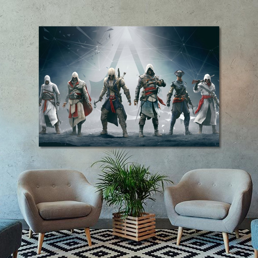 Картина  інтер'єрна на полотні   АССАСИН КРІД, ASSASSIN'S CREED, фото 1