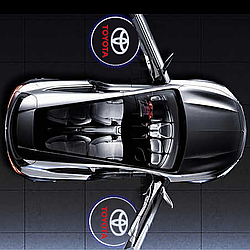 Подсветка в дверь с логотипом Toyota, 2 двери