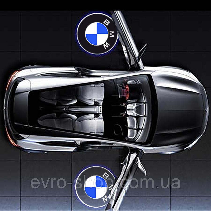 Підсвічування у двері з логотипом BMW, 2 двері, фото 1