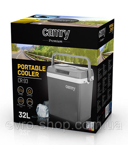 Холодильник туристичний, автомобільний Camry CR 93, 32 літри, фото 1