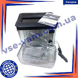 Фритюрниця Silver Crest SEF3 2000 B1 4л Сріблясто-чорний
