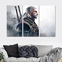 Картина интерьерная на холсте Ведьмак, The Witcher 3, 90, 60