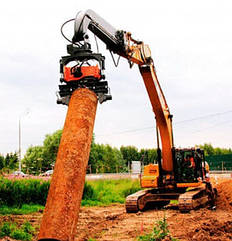 Гідравлічний затиск для труб і колод діам. 300-1100