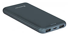 УМБ Power Bank (зовнішній акумулятор) для телефону Defender 10000F 10000 мАг Синій (83663), фото 3