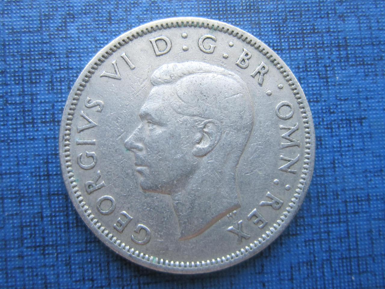 Монета 2 шиллинга флорин Великобритания 1948 1950 два года цена за 1 монету - фото 2 - id-p385928709