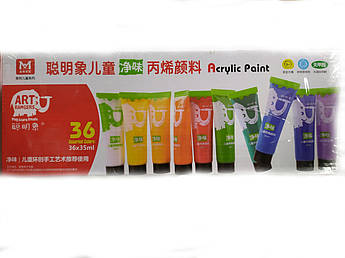 Фарби акрилові 36 кольорів 35 мл, Josef Otten JA3635