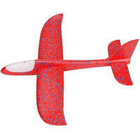Літак планер метальний UTM Red 48 см зі світною кабіною