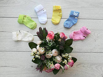 Дитячі шкарпетки для немовлят "Метелики" 2-6 міс.