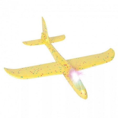 Літак планер метальний UTM (Y) 48 см зі світною кабіною, фото 1