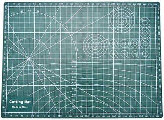 Килимок самовідновлюваний для різання А4 30х22 см із розмітками Green