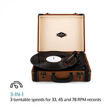 Вініловий програвач Auna Jerry Lee, Німеччина, фото 2