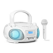 Бумбокс караоке з квітинузкою Auna білий УЦЕНКА, Німеччина, фото 2