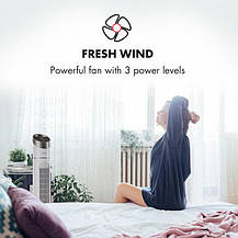 Вентилятор охолоджувач повітря Б/У Klarstein Sky High Tower Fan, Німеччина, фото 2
