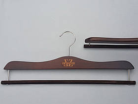 Плечики довжина 41 см вішалки тремтить Mainetti Kazara коричневого кольору для штанів