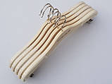 Плічка довжина 33 см, в пакованні 5 штук. Для спідньої білизни Women Secret кольору натурального дерева, фото 4