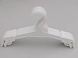 Плічка довжина 27 см, в упаковці 10 штук. V-N227 білого кольору, фото 3