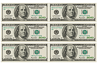 Вафельная картинка Доллары/Евро | Съедобные картинки Деньги | Деньги вафельные картинки Формат А4