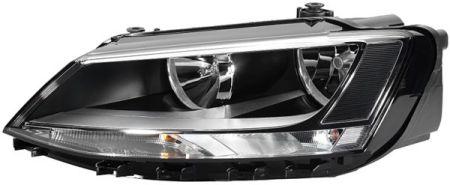 VW JETTA 11 - Фара перед. ел.лев. галоген H7/H7/PY21W без LED HELLA 1EL 010 395-011