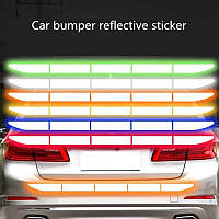 Наклейка світловідбивна на бампер авто 90 см*3 см (складається з 5 відрізків)