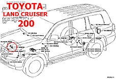 Датчик висоти дорожнього просвіту Toyota Land Cruiser J200 передній правий 8940560020, 89405-60020 рівня кузова, фото 6