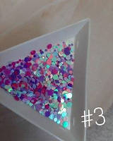 Конфетті для дизайну нігтів №3