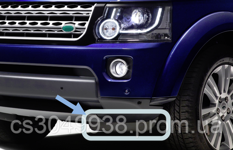 НИЖНЯ ЧАСТИНА ПЕРЕДНІГО БАМПЕРА ЛАВА LAND ROVER DISCOVERY 4