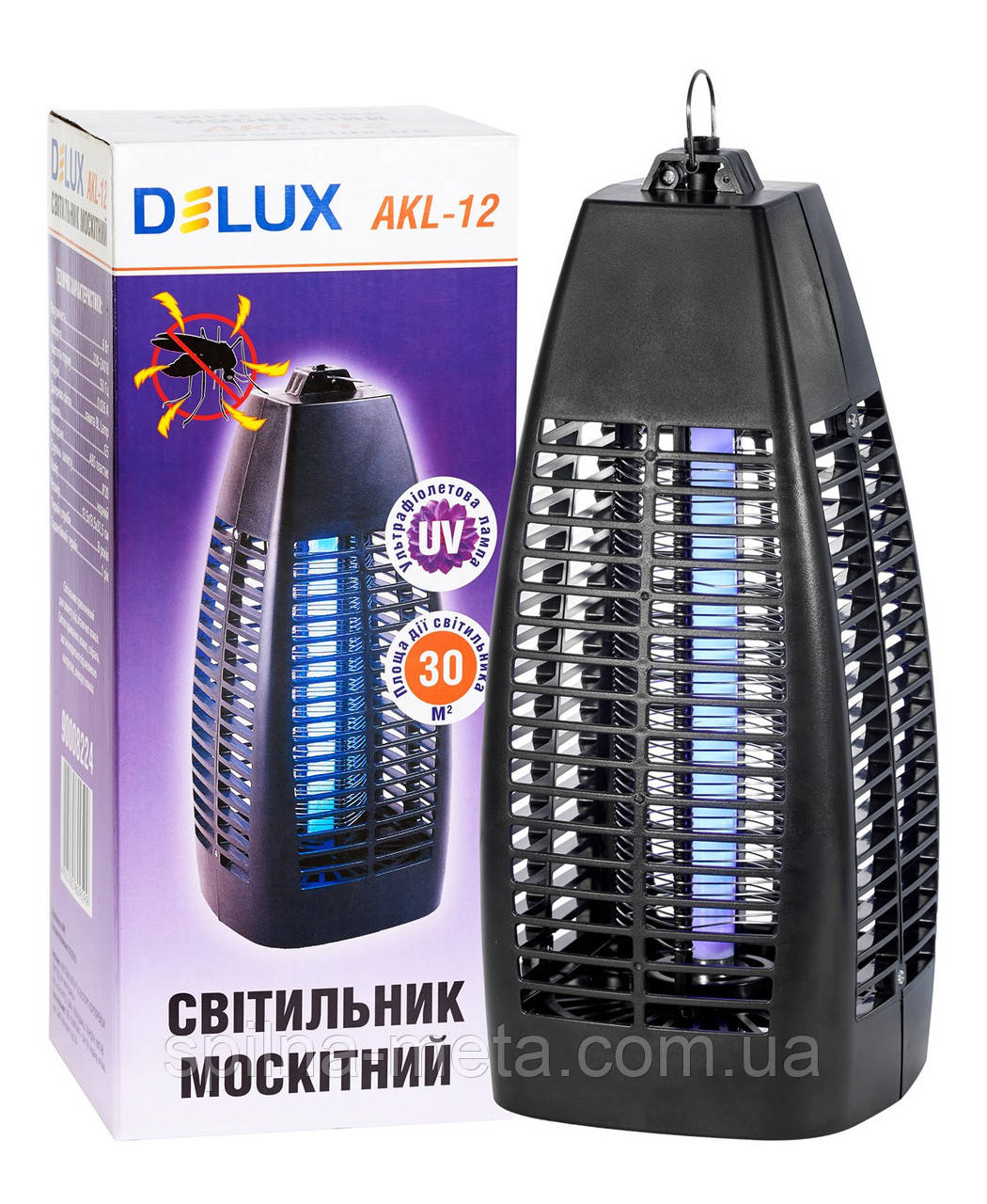 Лампа антимоскітна Delux AKL-12, 6 Вт (до 30 м2)